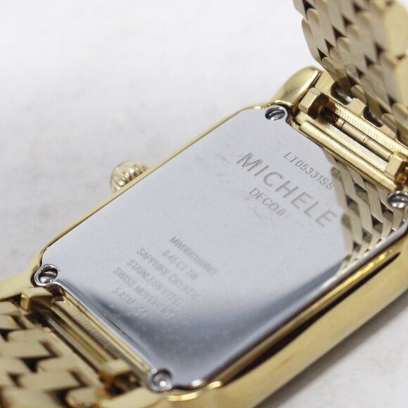 #VDXEW4 18K Yellow Gold Diamond Mother Of Pearl Watch 0.45 Ct diamonds - Picture 4 of 4